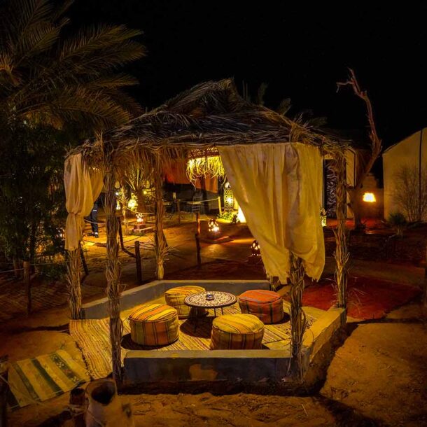 Peaceful night Views from the Camp Entrance